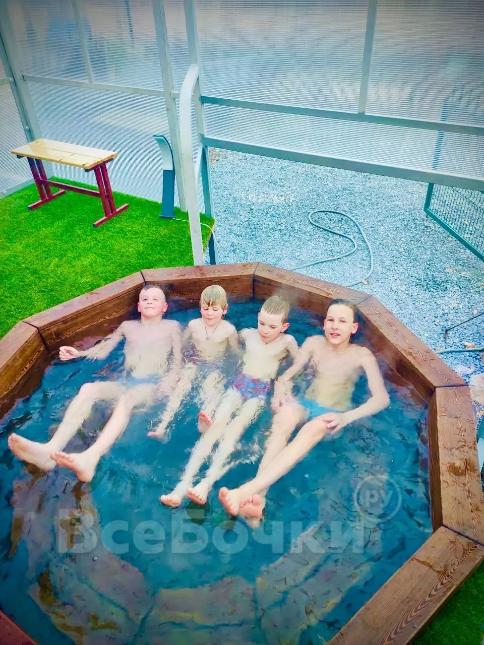 Банный чан на участке